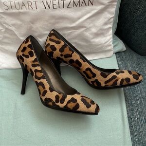 Stuart Weitzman Leopard Print Pumps